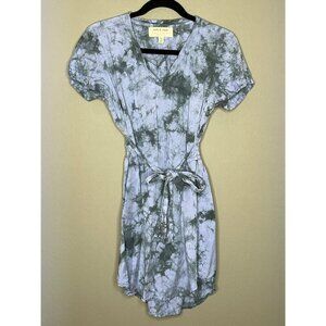 Anthropologie Cloth & Stone Women's Petite XS Liv Tie-Front Mini Dress